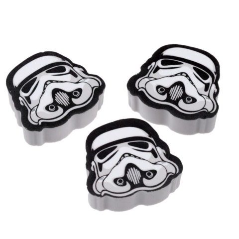 Gumki do mazania 3 szt gumka Star Wars Szturmowiec