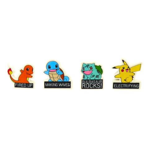 Gumki do ścierania mazania POKEMON 4 SZT