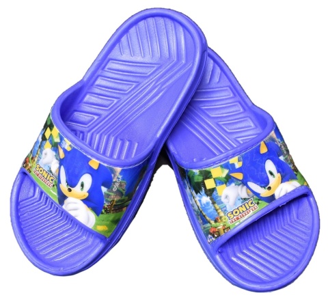 Klapki buty dziecięce Sonic basenowe plażowe ogrodowe dla chłopca 27/28