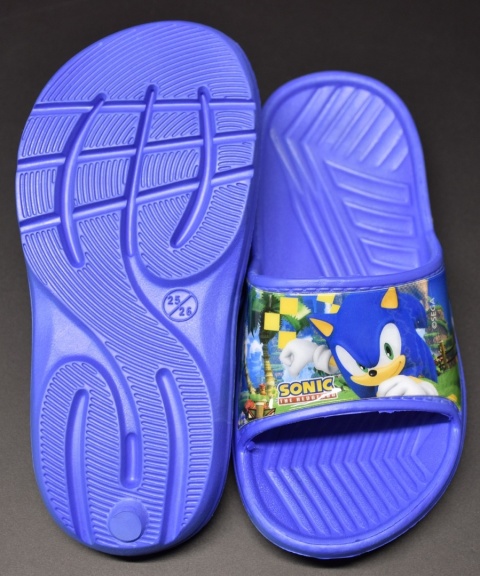 Klapki buty dziecięce Sonic basenowe plażowe ogrodowe dla chłopca 27/28