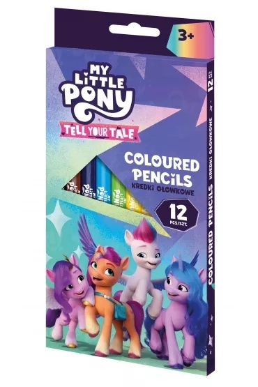 Kredki ołówkowe trójkątne 12 kol MY LITTLE PONY Astra
