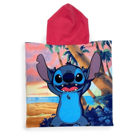 LILO I STITCH ponczo poncho ręcznik szybkoschnący Stich 55x110