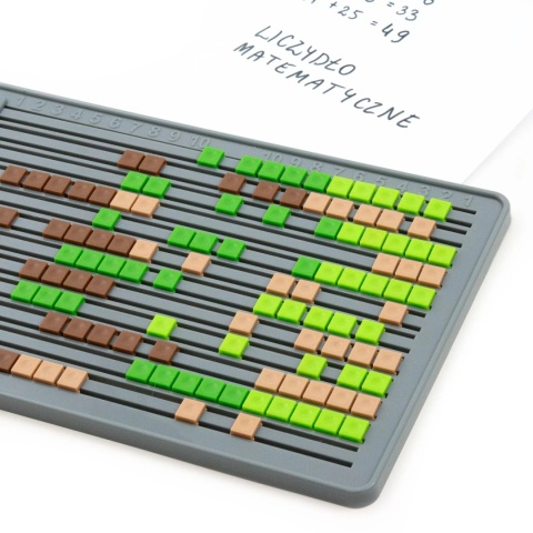 Liczydło dla dzieci plastikowe płaskie do plecaka abacus Kidea