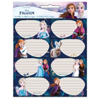 Naklejki nalepki na zeszyty 16 szt KRAINA LODU FROZEN 2