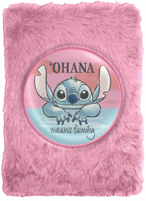 Notatnik pamiętnik Stich puchaty brokat kudłacz LILO I STITCH