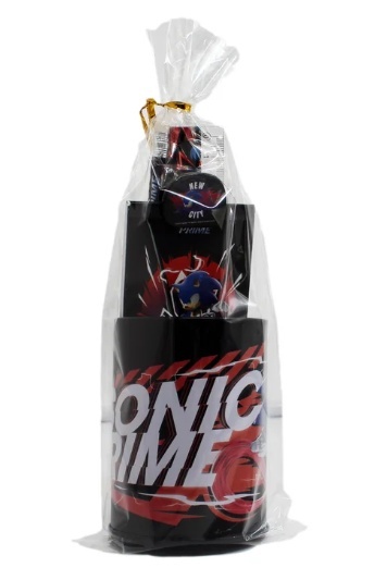 Organizer na biurko linijka ołówek notesik temperówka gumka SONIC 7 el
