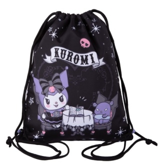 Plecak worek na buty kapcie kot kotek Kuromi gruby sznur