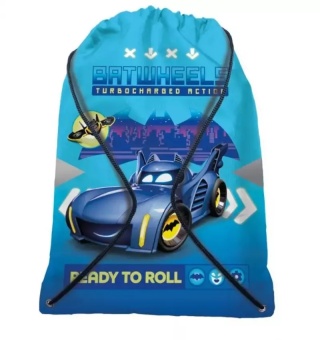 Plecak worek sportowy na buty kapcie Batwheels Batman odblaski 45x34cm