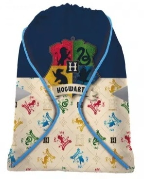 Plecak worek sportowy na buty kapcie Harry Potter odbl;aski 45x34cm