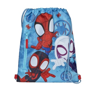 Plecak worek sportowy na buty kapcie kieszonka na suwak Spidey 41X31cm