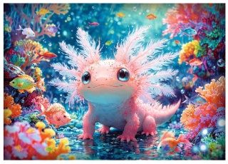 Puzzle Trefl Aksolot Salamandra meksykańska 500 EL 37536