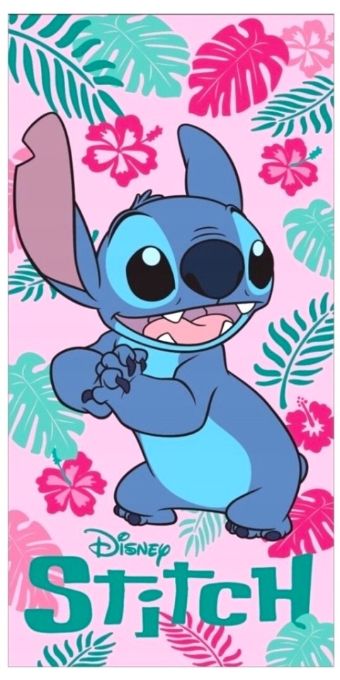 Ręcznik kąpielowy plażowy na basen szybkoschnący Stitch Stich lody 70x140