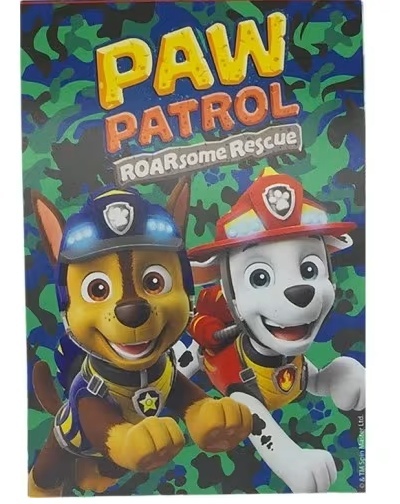 Zestaw szkolny 5el ołówek linijka gumka notesik PSI PATROL Dino Rescue