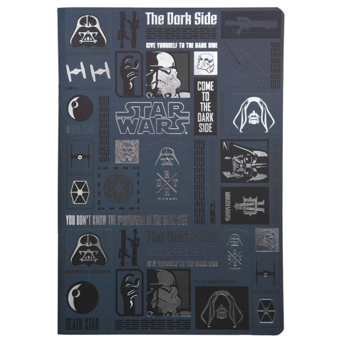 Zeszyt A4 w kratkę bez marginesu 60k Star Wars The dark Side