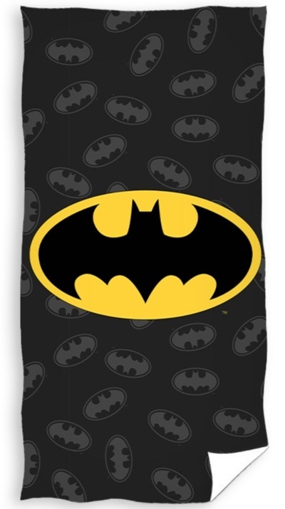 BATMAN logo Ręcznik plażowy kąpielowy bawełniany 70X140cm