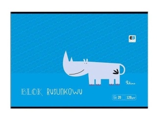 Blok techniczny A4 240 g/m2 10 kartek biały INTERDRUK BB KIDS