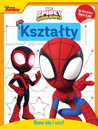 Spidey i Super-kumple Kształty zadania książka w środku naklejki