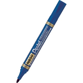 Marker permanentny PENTEL ze okrągłą końcówką N850 niebieski 1 szt