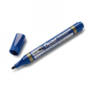 Marker permanentny PENTEL ze okrągłą końcówką N850 niebieski 1 szt