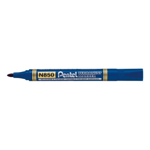Marker permanentny PENTEL ze okrągłą końcówką N850 niebieski 1 szt