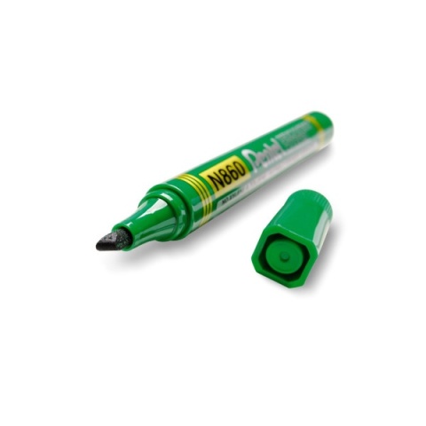 Marker permanentny PENTEL ze ściętą końcówką N860 zielony 1 szt