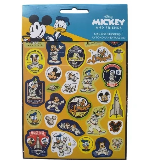 Naklejki zestaw nalepki Myszka Mickey Miki 600szt