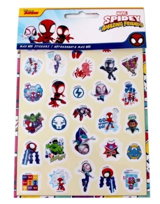Naklejki zestaw SPIDERMAN Spidey i Superkumple 600szt