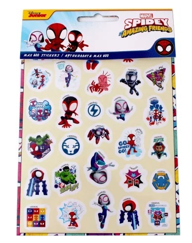 Naklejki zestaw SPIDERMAN Spidey i Superkumple 600szt