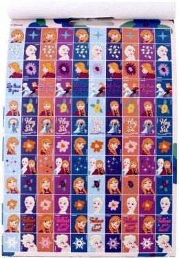 Naklejki zestaw książeczka z naklejkami nalepki Kraina Lodu Frozen 600 szt