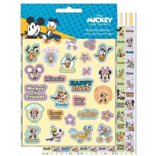 Naklejki zestaw książeczka z naklejkami nalepki Myszka Miki Mickey 600 szt