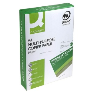 Papier ksero do drukarki A4 Q-Connect biały ryza 80g/m2 500k