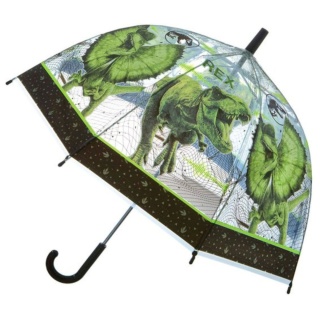 Parasol transparentny Dinozaury Park Jurajski głęboki parasolka dla dzieci