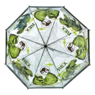 Parasol transparentny Dinozaury Park Jurajski głęboki parasolka dla dzieci