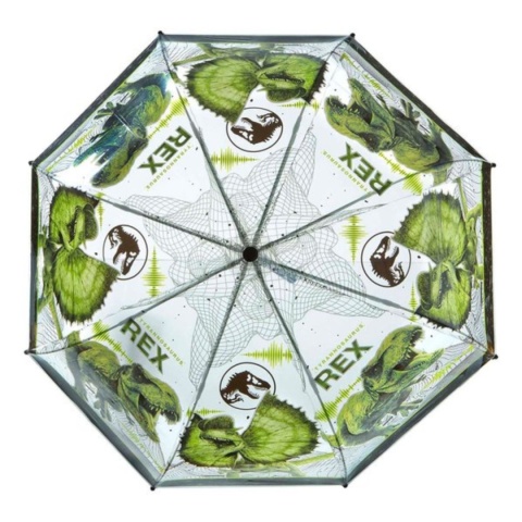 Parasol transparentny Dinozaury Park Jurajski głęboki parasolka dla dzieci