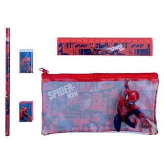 Piórnik saszetka ołówek gumka linijka SPIDERMAN