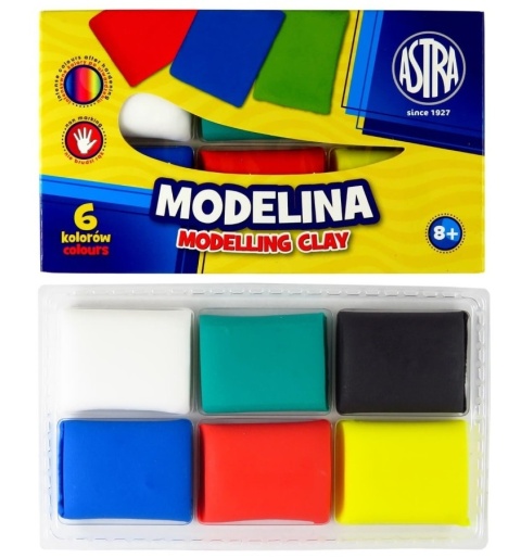 Modelina 6 kolorów ASTRA