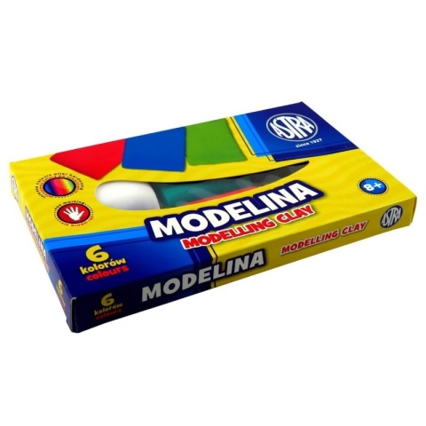Modelina 6 kolorów ASTRA