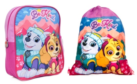 Plecak do przedszkola wycieczkowy + worek na kapcie PSI PATROL Skye Everest