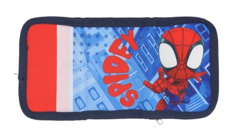 Portfel dziecięcy dla chłopca portfelik na rzep suwak na karty Spidey