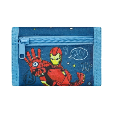 Portfel portfelik torebka ze sznurkiem na szyję rzep Avengers Iron Man