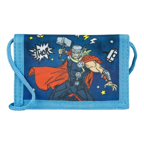 Portfel portfelik torebka ze sznurkiem na szyję rzep Avengers Iron Man