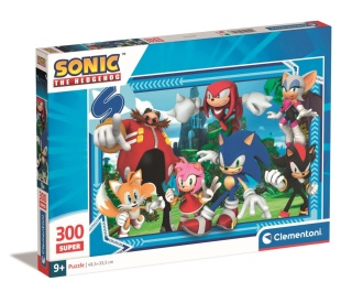 Puzzle Clementoni jeż Sonic i przyjaciele 300 el. 21729