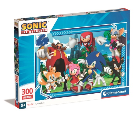 Puzzle Clementoni jeż Sonic i przyjaciele 300 el. 21729