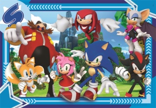 Puzzle Clementoni jeż Sonic i przyjaciele 300 el. 21729