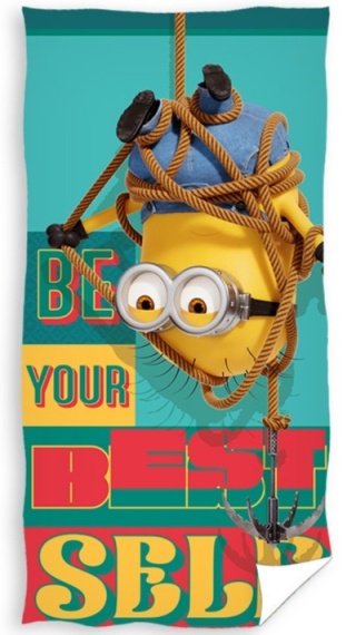 Ręcznik kąpielowy plażowy bawełniany MINIONKI 70x140