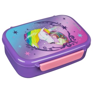 Śniadaniówka z przegródkami chlebak lunchbox Akademia Jednorożców