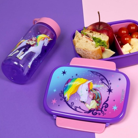 Śniadaniówka z przegródkami chlebak lunchbox Akademia Jednorożców