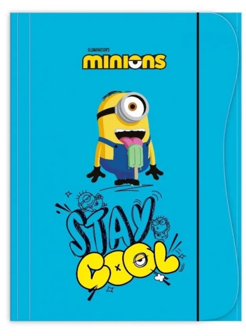 Teczka z gumką A4 na dokumenty rysunki Minionki