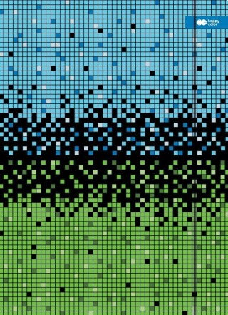 Teczka z gumką A4 na dokumenty rysunkowa pixel PIXI Happy Color