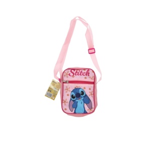Torebka torba na ramię Stich saszetka listonoszka dziecięca Stitch różowa